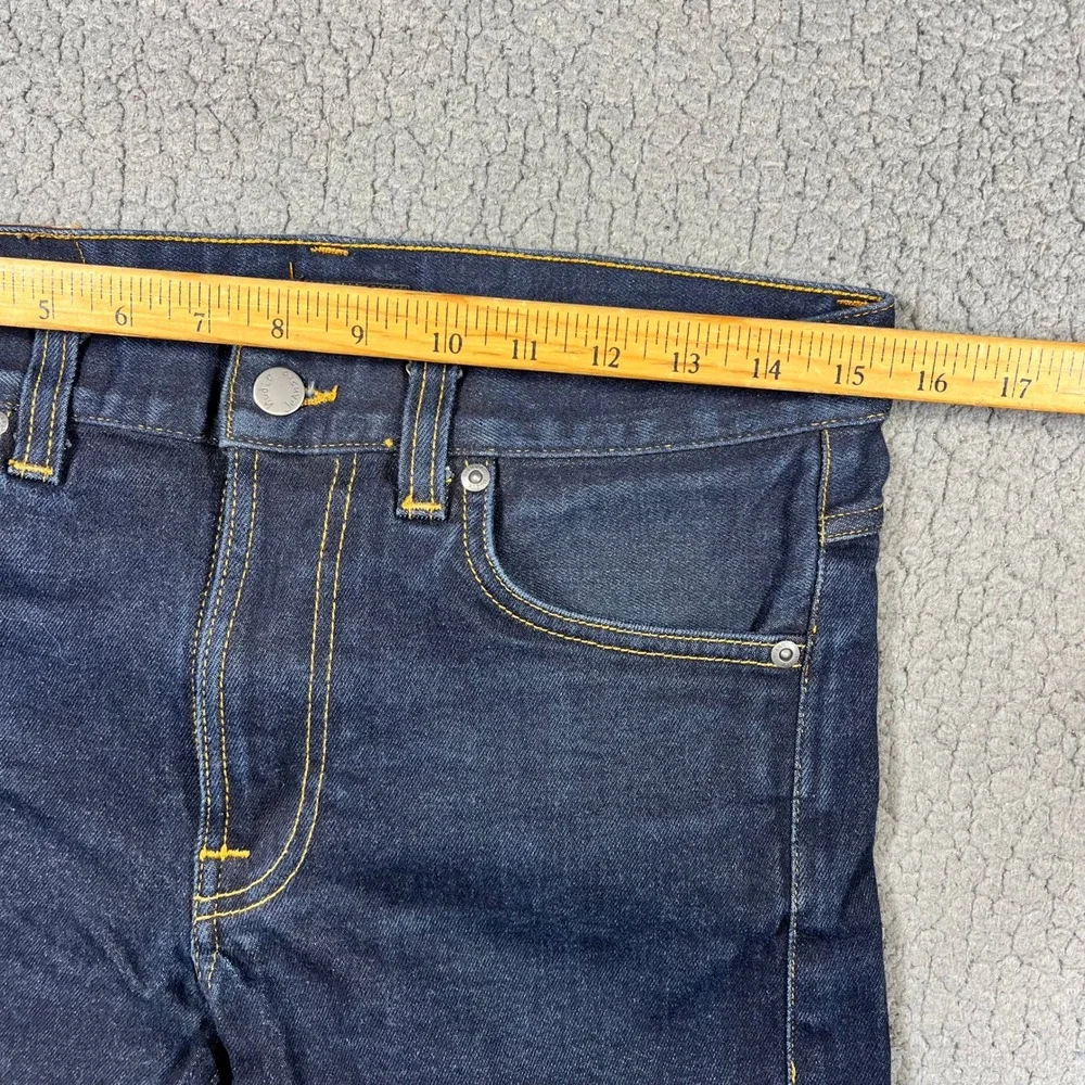 Nudie Jeans Lean Dean Dry True Selvage Slim Tapered Indigo Mens 30x31 (30x28)
